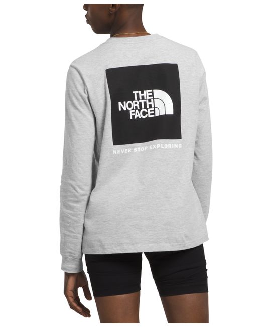 The North Face Long-Sleeve Box Logo T-Shirt Tnf Black