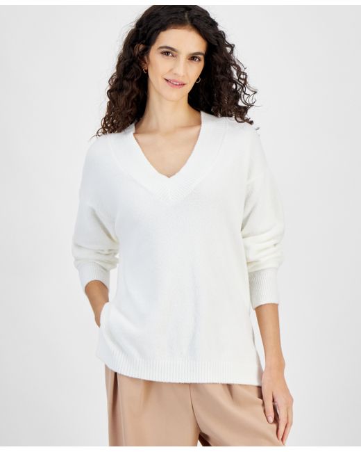 And Now This Raglan-Sleeve V-Neck Sweater Created for Macy