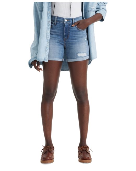 Levi's Mid Rise Mid-Length Stretch Shorts