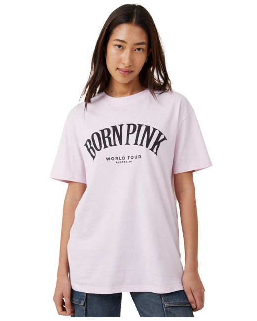 Cotton On The Oversized Graphic License T-shirt Mist