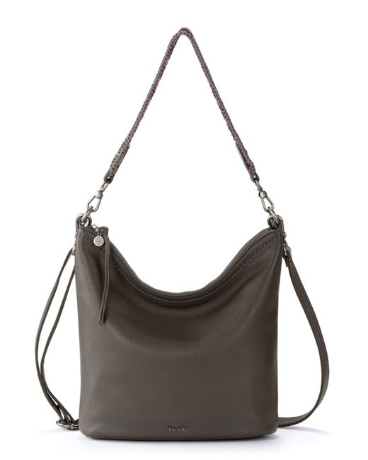 The Sak Jasmine Leather Crossbody Bucket Bag