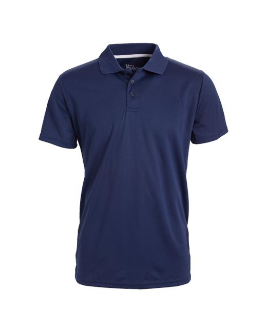 Galaxy By Harvic Tagless Dry-Fit Moisture-Wicking Polo Shirt