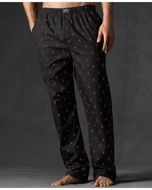Polo Ralph Lauren Polo Player Pajama Pants Red