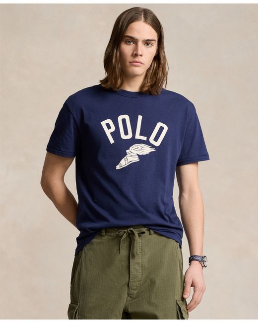 Polo Ralph Lauren Classic-Fit Graphic Slub Jersey T-Shirt