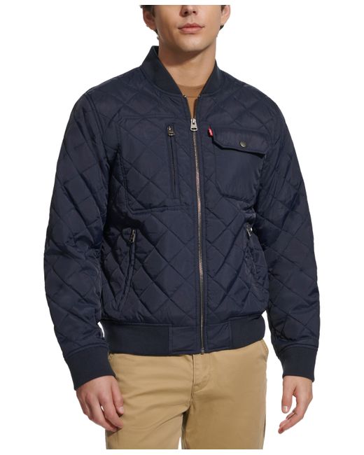 Levi's Regular-Fit Diamond-Quilted Bomber Jacket