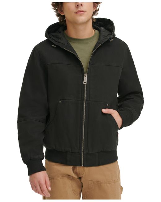 Levi's Workwear Hoodie Bomber Jacket with Quilted Lining