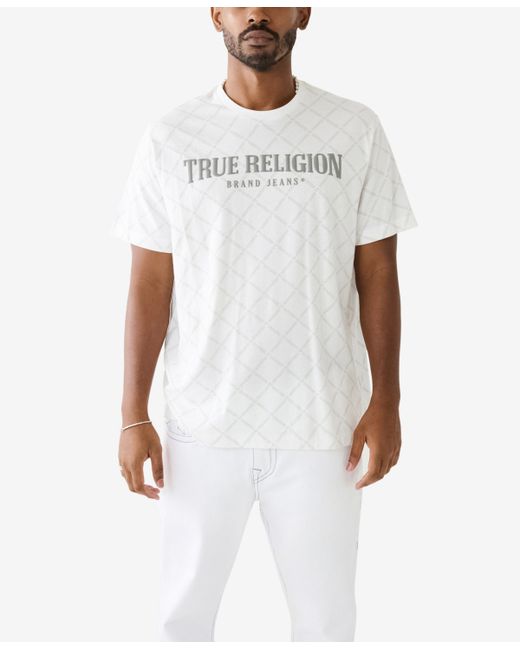 True Religion Monogram Arch Short Sleeve Relaxed T-shirt