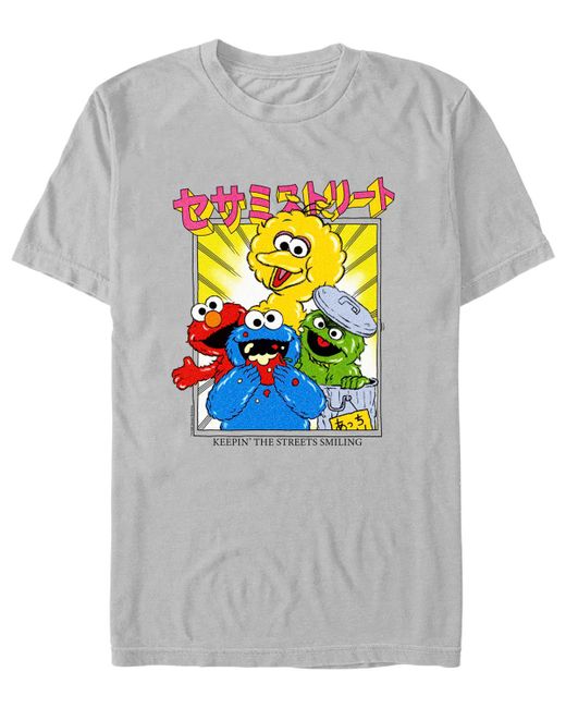 Fifth Sun Sesame Street Anime Streets Short Sleeve T-shirt