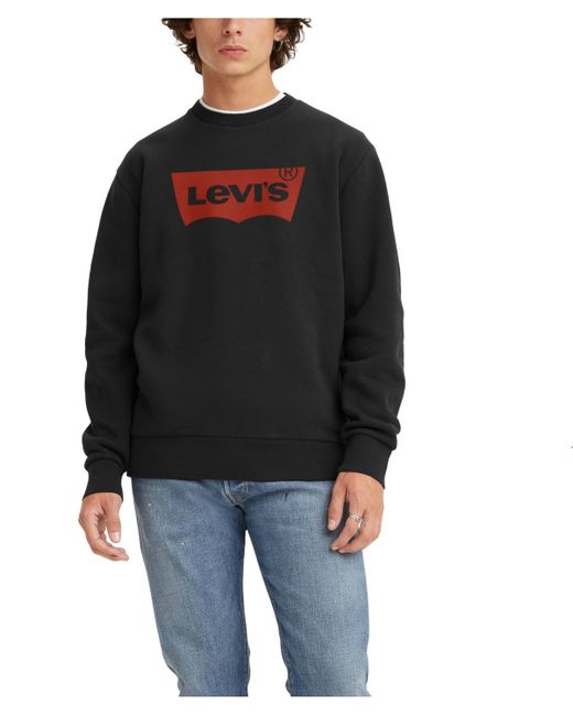 Levi's Graphic Crewneck Regular Fit Long Sleeve Sweatshirt