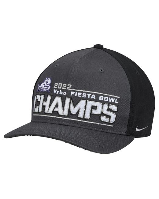 Nike Tcu Horned Frogs College Football Playoff 2022 Fiesta Bowl Champions Locker Room CL99 Adjustable Hat