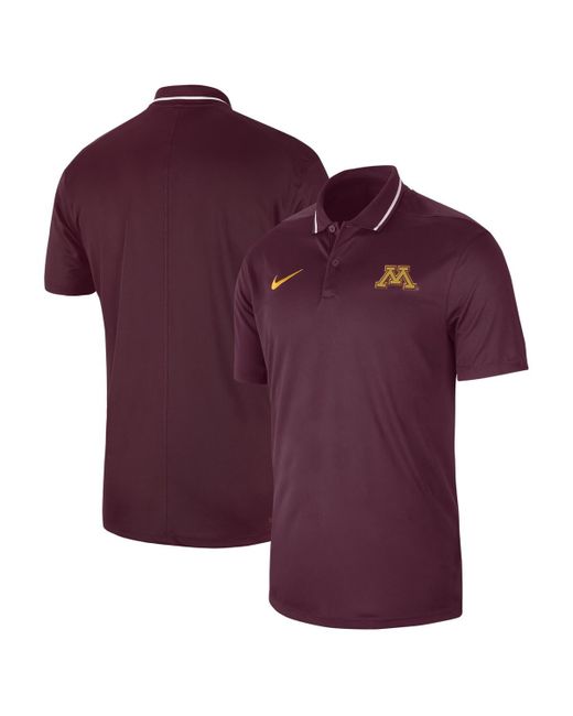 Nike Minnesota Gophers 2023 Sideline Coaches Performance Polo Shirt