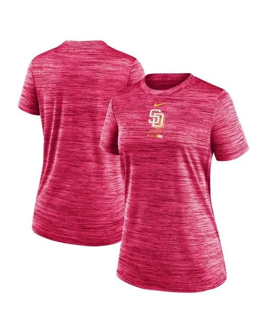 Nike San Diego Padres City Connect Practice Velocity Performance T-shirt