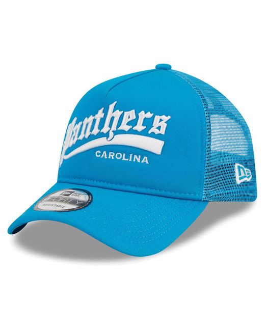New Era Carolina Panthers Caliber Trucker 9FORTY Adjustable Hat