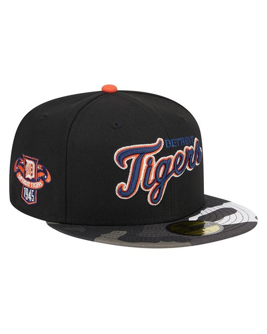 New Era Detroit Tigers Metallic Camo 59FIFTY Fitted Hat