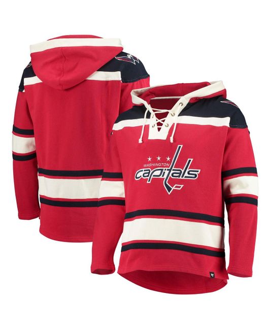 '47 Brand 47 Brand Washington Capitals Superior Lacer Pullover Hoodie