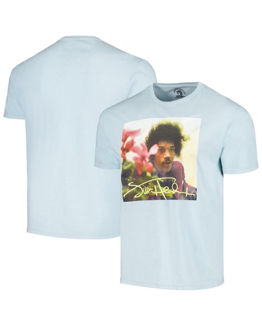 Philcos Distressed Jimi Hendrix Flowers Washed Graphic T-shirt