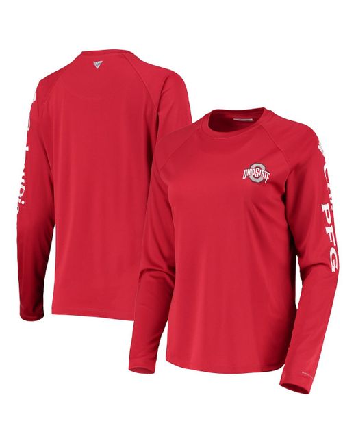 Columbia Ohio State Buckeyes Pfg Tidal Long Sleeve T-shirt