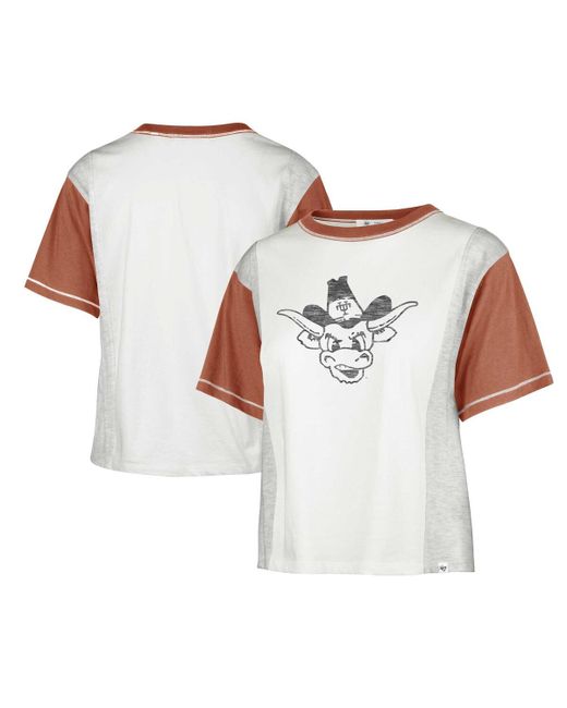 '47 Brand 47 Brand Distressed Texas Longhorns Vault Premier Tilda T-shirt