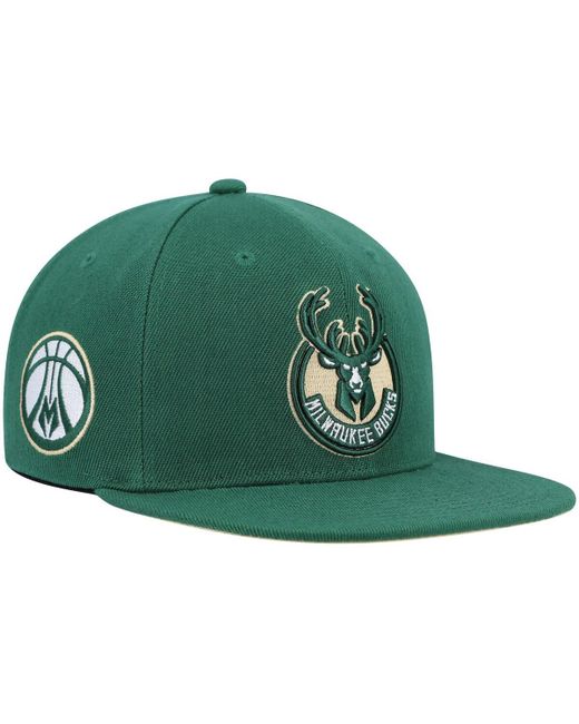 Mitchell & Ness Milwaukee Bucks Core Side Snapback Hat