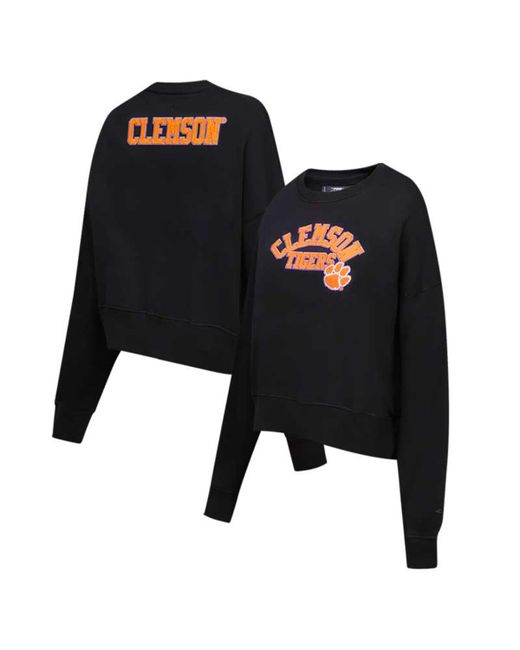 Pro Standard Clemson Tigers Classic 3-Hit Pullover Sweatshirt