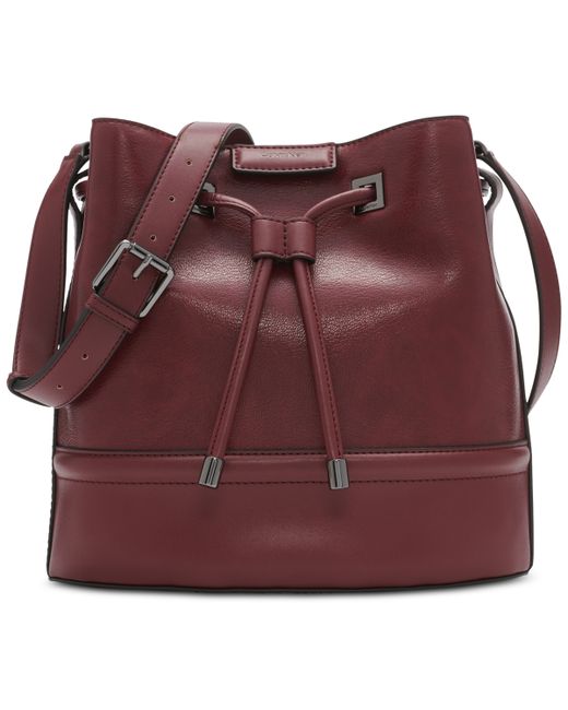 Calvin Klein Ash Drawstring Adjustable Bucket Bag