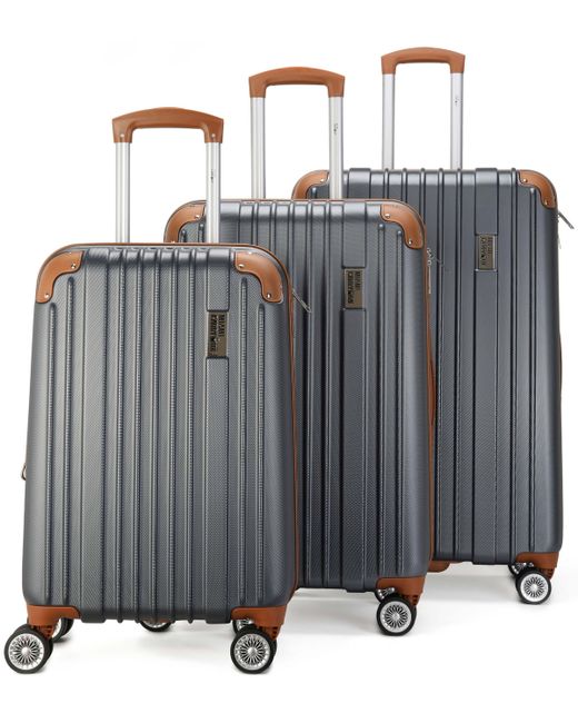 Miami Carryon Collins 3 Piece Expandable Retro Spinner Luggage Set
