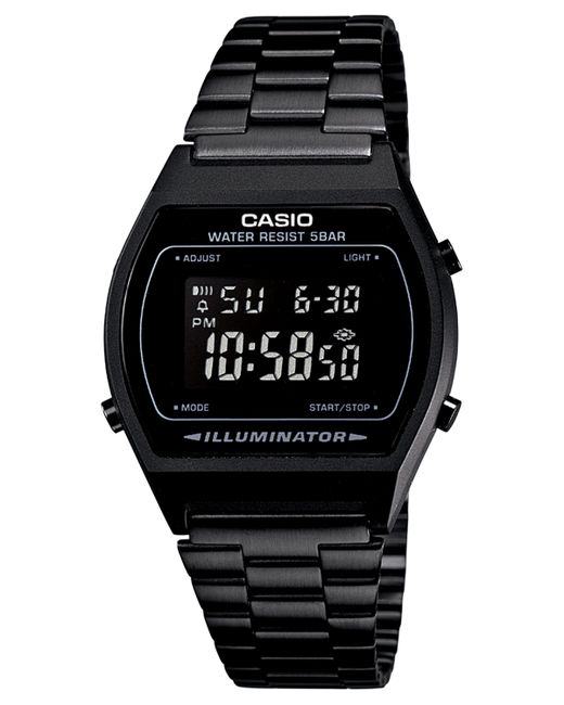 Casio Digital Vintage Stainless Steel Bracelet Watch 39x39mm