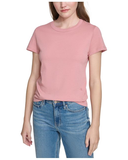 Calvin Klein Jeans Embroidered Logo Short-Sleeve T-Shirt