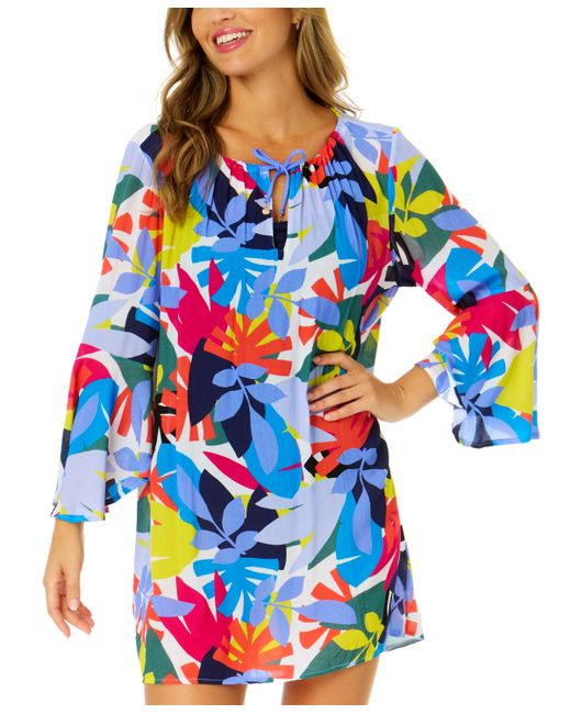 Anne Cole Bell-Sleeve Cover-Up Tunic