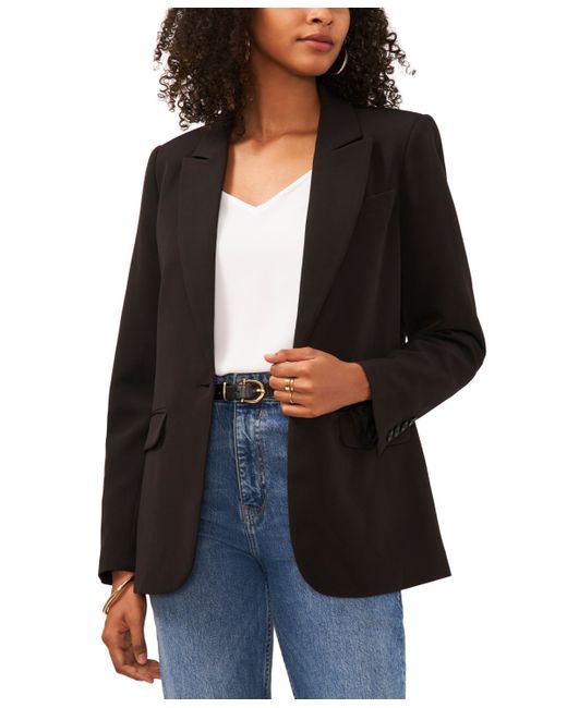 Vince Camuto Notched Collar Single Button Blazer