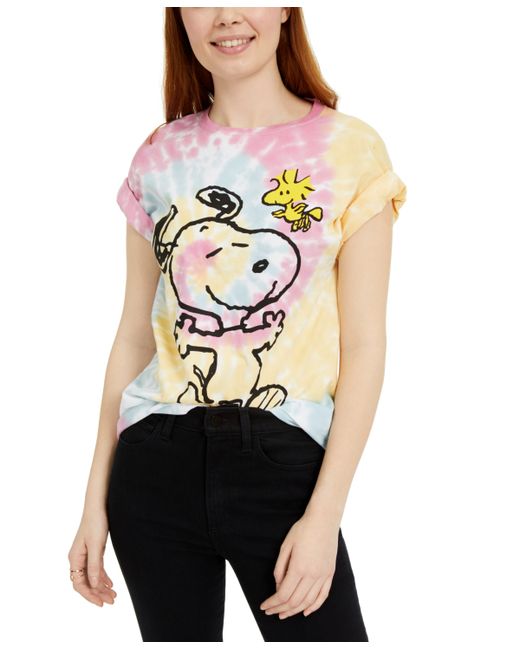Peanuts Juniors Snoopy Woodstock Printed Graphic T-Shirt
