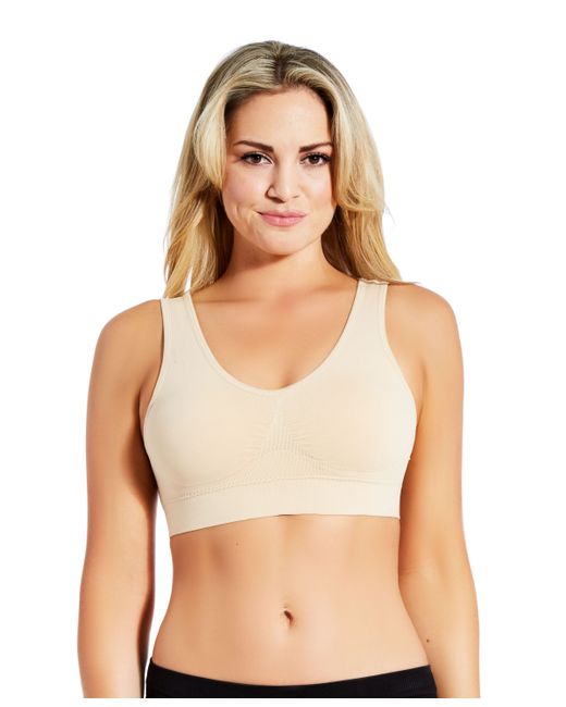 iCollection Seamless 1 Piece Push-up Bra with No Hooks and Wires