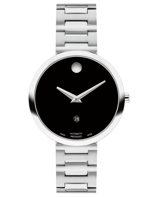 Movado Museum Classic Swiss Automatic Tone Stainless Steel Bracelet Watch 32mm