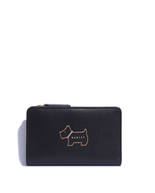 Radley London Heritage Dog Outline Medium Leather Bifold Wallet