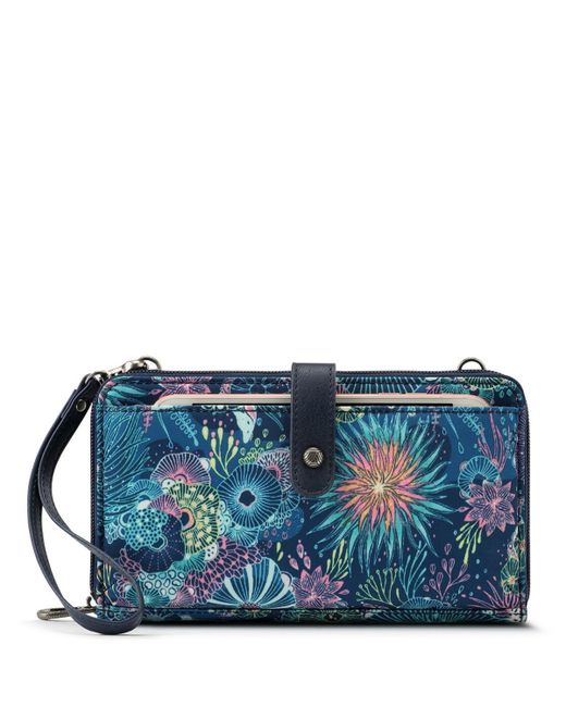 Sakroots Recycled Ecotwill Smartphone Crossbody Wallet