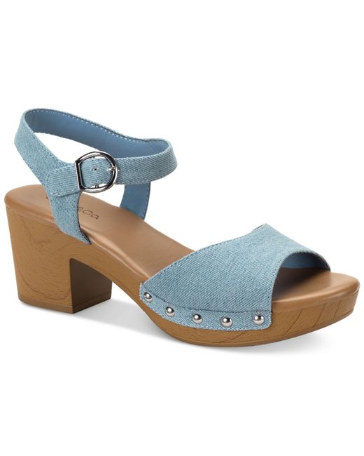 Style & Co Anddreas Platform Block-Heel Sandals Created for
