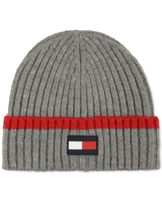 Tommy Hilfiger Rubber Flag Patch Tipped Cuff Hat