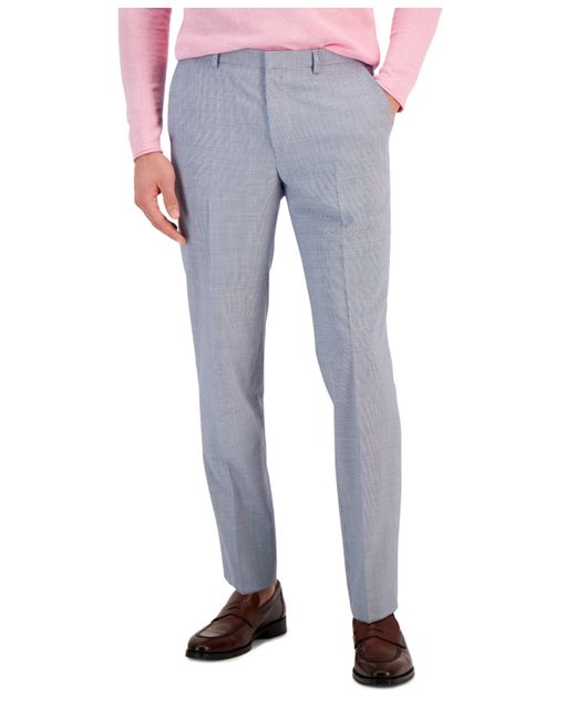 Hugo Boss by Boss Modern-Fit Houndstooth Suit Pants