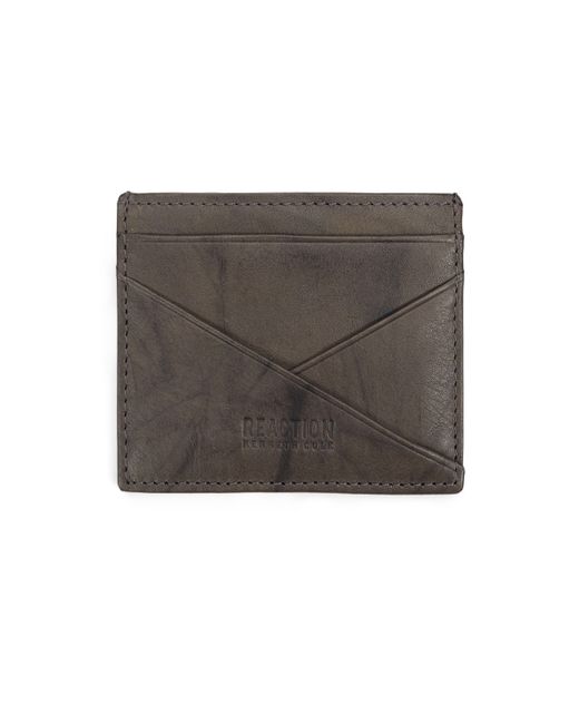 Kenneth Cole REACTION Rfid Leather Slimfold Wallet with Removable Magnetic Card Case