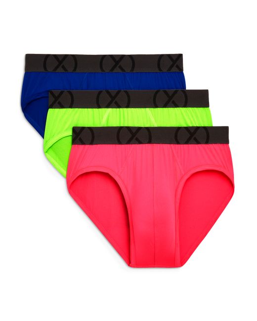 2(X)Ist Mesh No Show Performance Brief Pack of 3 Gecko Knock Out Pin