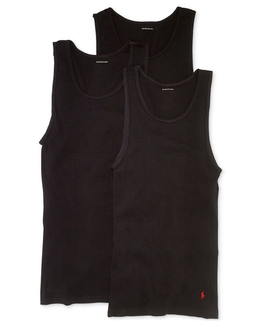 Polo Ralph Lauren Classic-Fit Tank Top 3-Pack