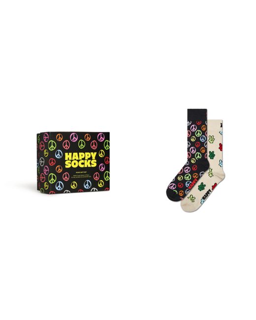 Happy Socks 2-Pack Peace Socks Gift Set