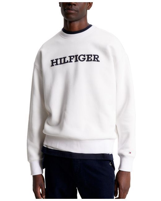 Tommy Hilfiger Embroidered Monotype Logo Fleece Sweatshirt