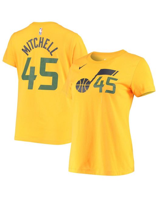 Nike Donovan Mitchell Utah Jazz 2019/20 City Edition Name and Number T-shirt