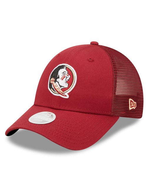 New Era Florida State Seminoles 9FORTYÂ Logo Spark Trucker Snapback Hat