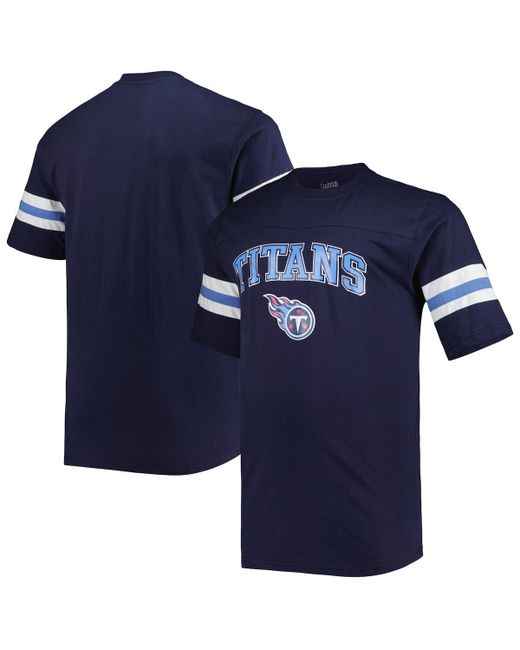 Fanatics Tennessee Titans Big and Tall Arm Stripe T-shirt