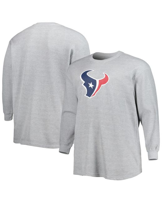 Fanatics Houston Texans Big and Tall Waffle-Knit Thermal Long Sleeve T-shirt