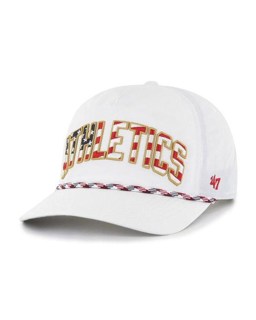 '47 Brand 47 Oakland Athletics Flag Flutter Hitch Snapback Hat