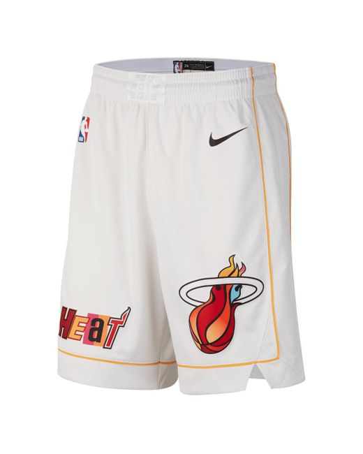 Nike Black Miami Heat 2022/23 City Edition Swingman Shorts