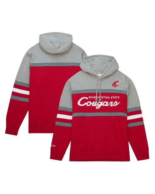 Mitchell & Ness Washington State Cougars Head Coach Pullover Hoodie